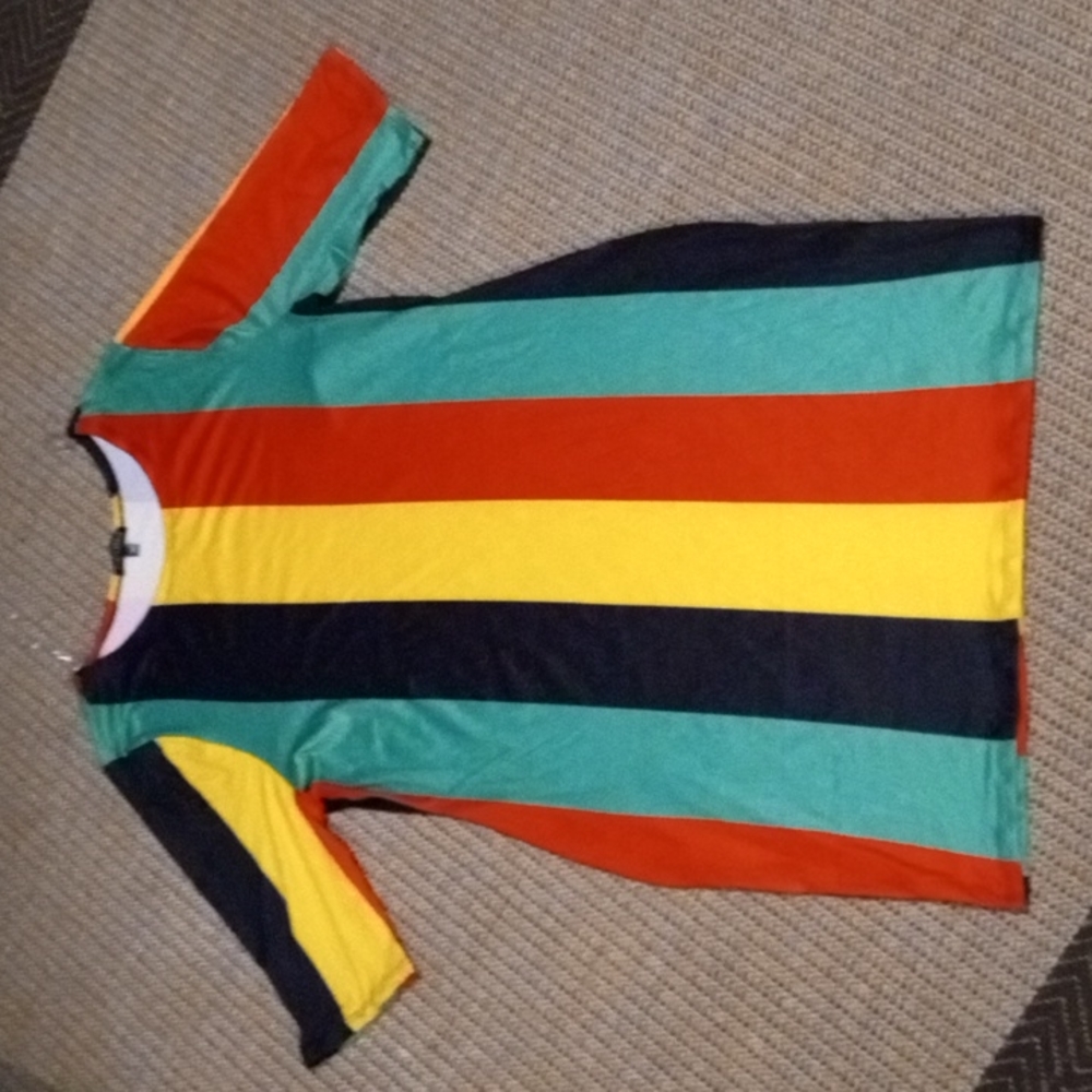 NWOT "Curvy Sense" Multi-colored Dress